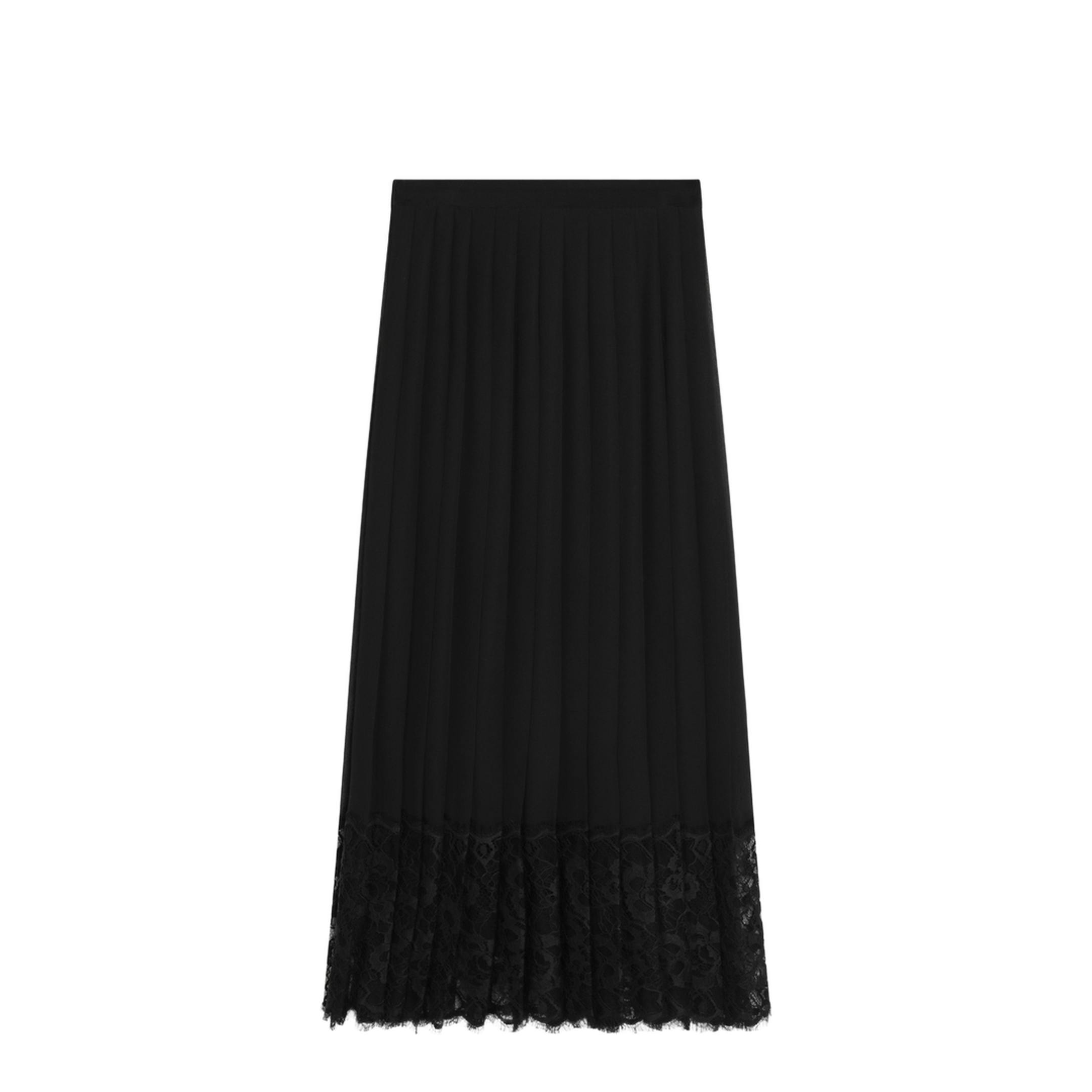 MAYFEYR - Dolce & Gabbana - Longuette Skirt With Lace - F4C6ATFUSNWN0000