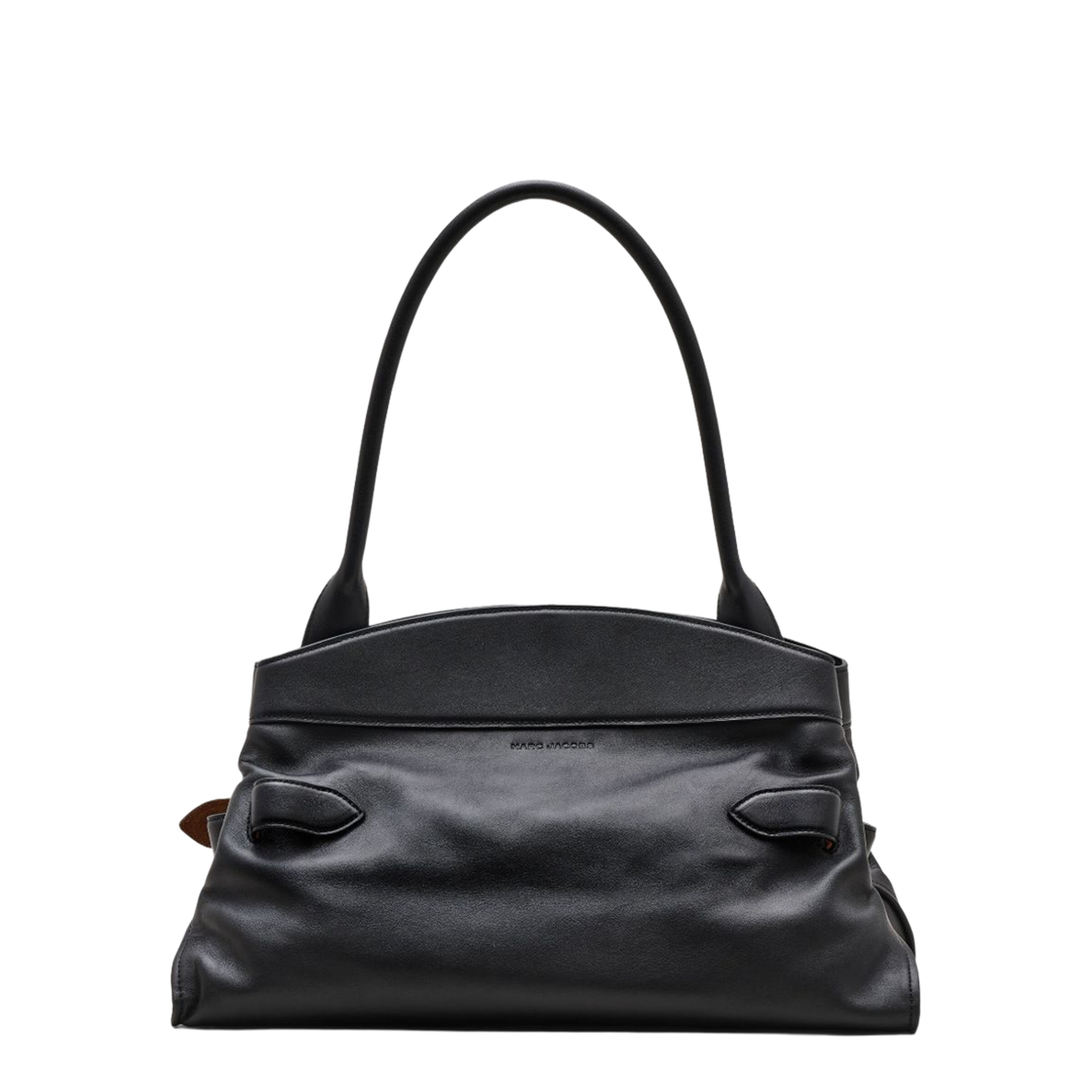 The Dakota Leather Shoulder Bag - Black