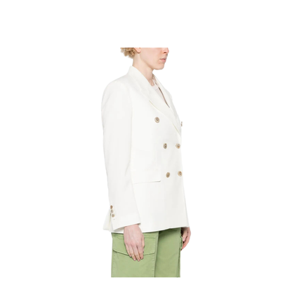 MAYFEYR - Golden Goose - Double-Breasted Wool Blend Blazer - GWP00829P001382