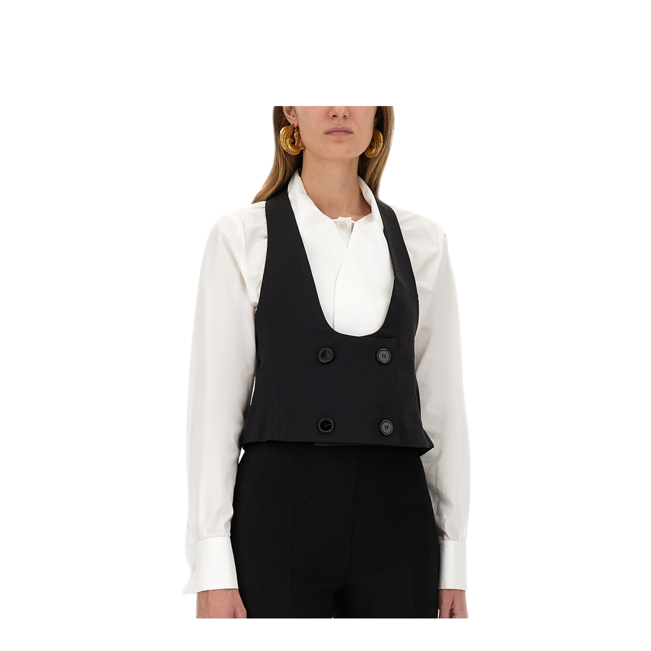 MAYFEYR - NINA RICCI - Open Back Vest - 25ACTO030CO1099U9000