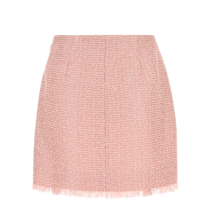 Short Sequinned Tweed Skirts