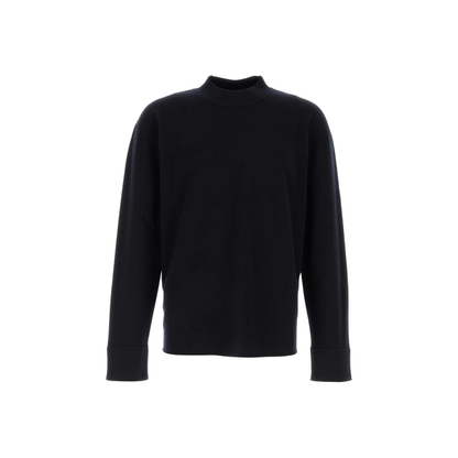 Midnight Blue Stretch Cashmere Blend Hermann Sweater