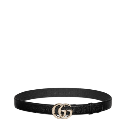 MAYFEYR - Gucci - Black Grainy Leather Belt - 836933AAEAO1000