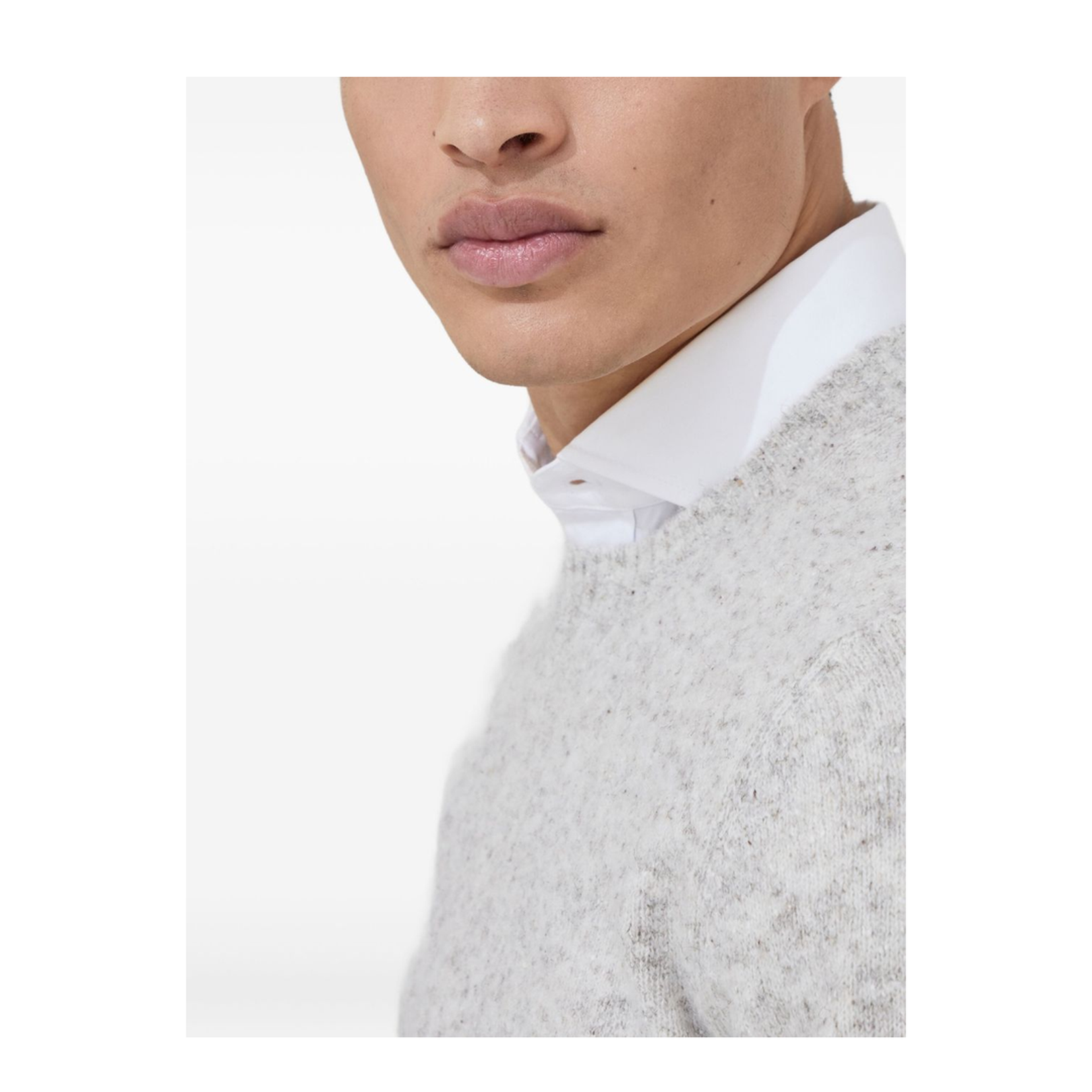 Buttoned Yarn Sweater