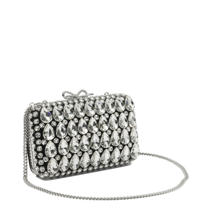MAYFEYR - Self Portrait - Clutch With Crystals - SS26305ABBLACK