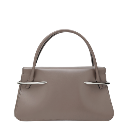 Pinch medium bag in taupe leather