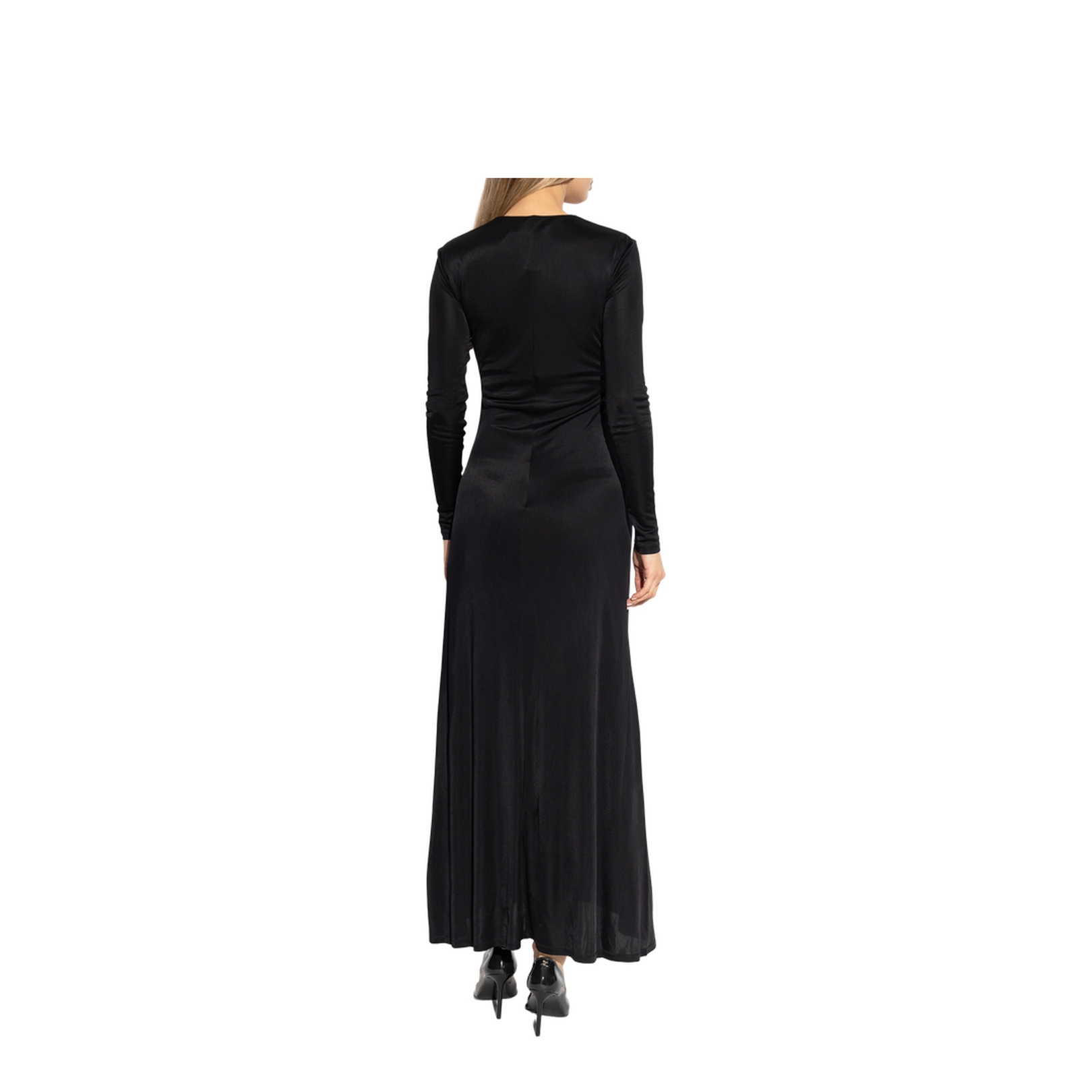 Dress with decorative appliqué