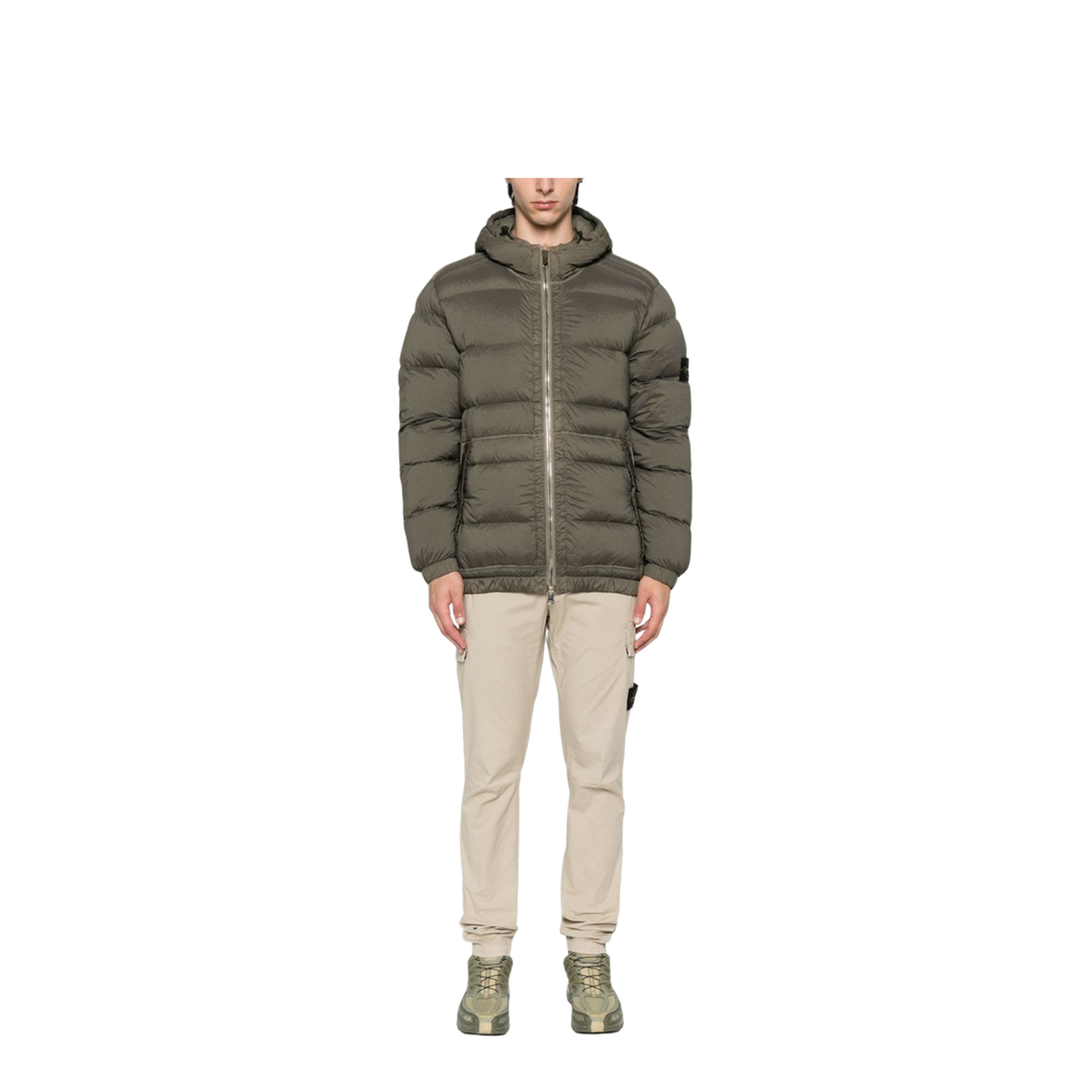 Seamless Tunnel Nylon Down Jacket