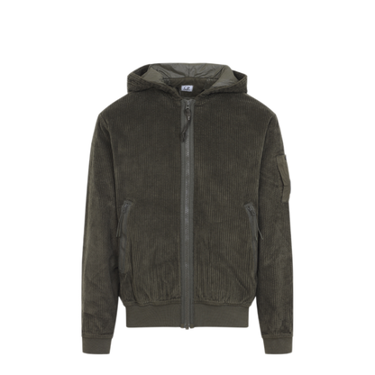 MAYFEYR - C.P. Company - Corduroy Full Zip Sweatshirt - 21CMSS221A110472G683