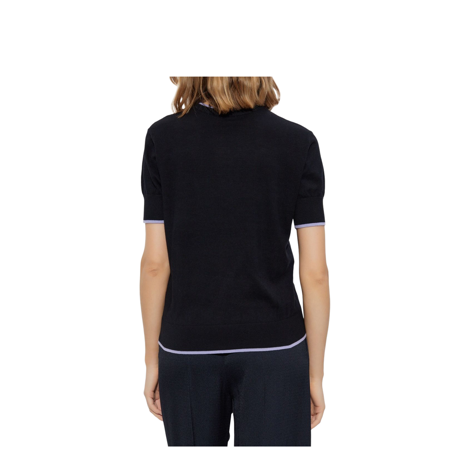 Jumper with all-over micro eagle embroidery