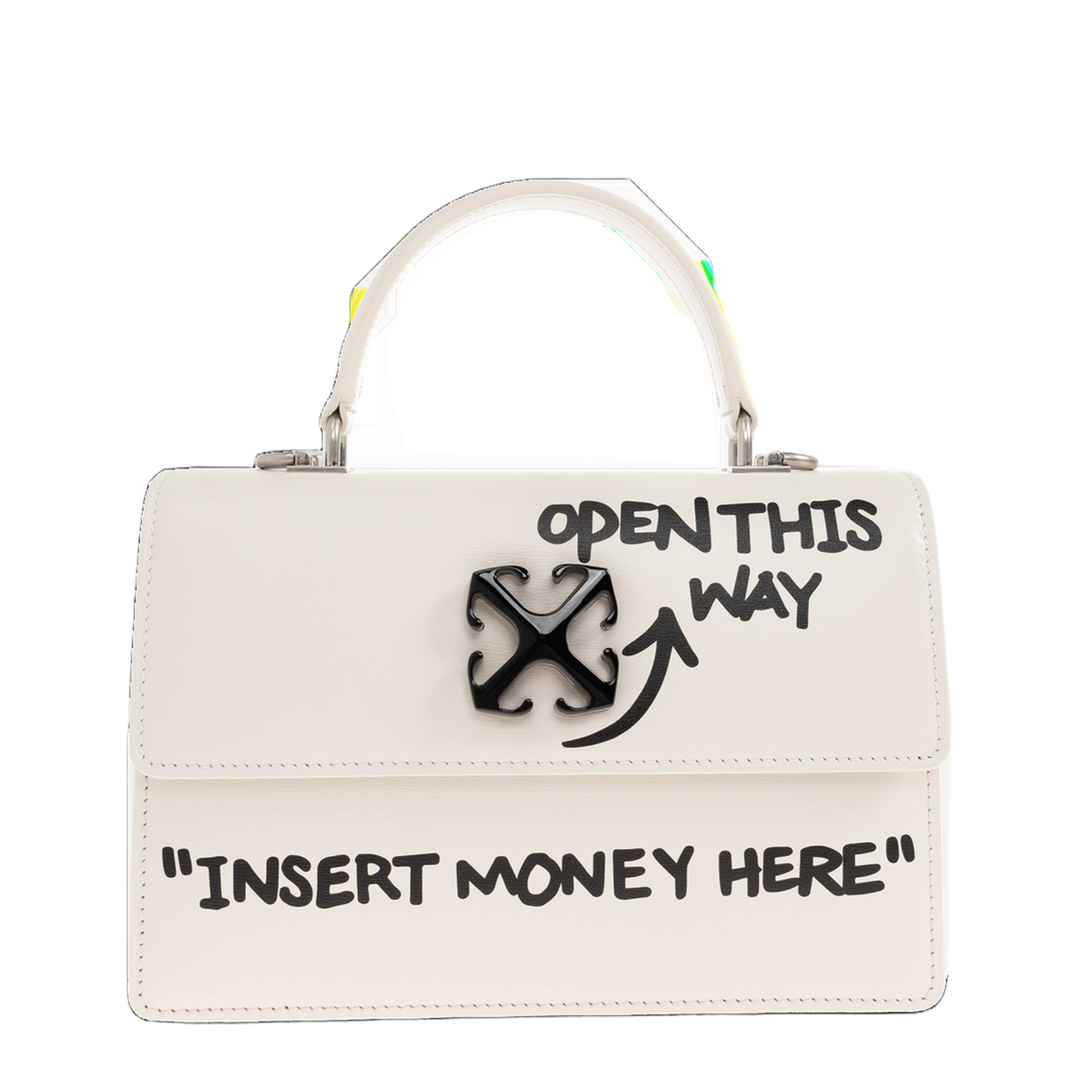 MAYFEYR - Off-White - Handbag ‘Jitney 1.4’ - OWNP062C99LEA0040410