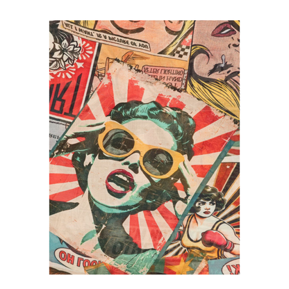 MAYFEYR - Faliero Sarti - Multicolor Comic Strip Print Scarf - 21523370