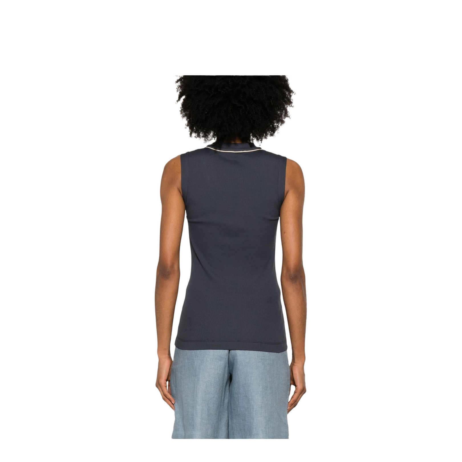 Cotton V-Necked Top