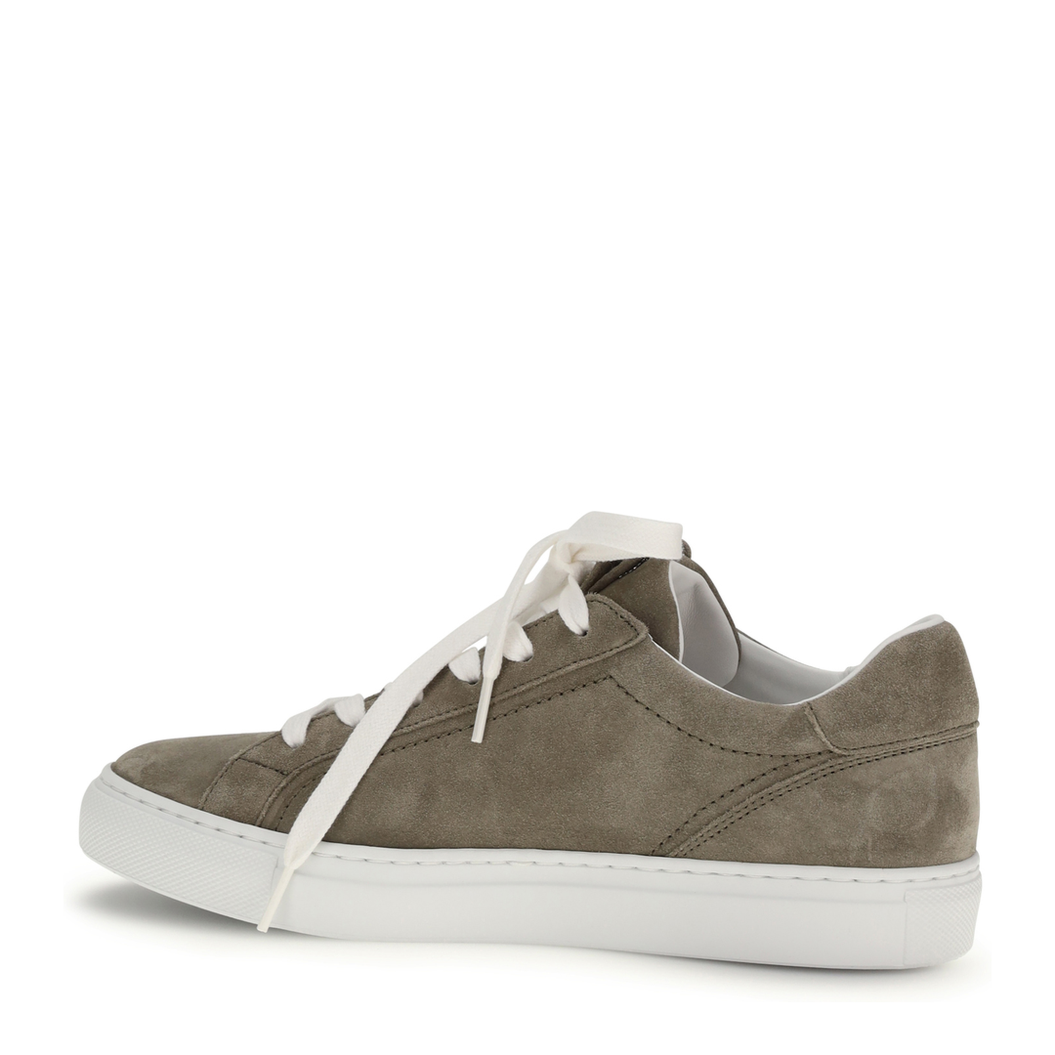 MAYFEYR - Brunello Cucinelli - Suede Sneakers With Precious Loop - MZSFG2525