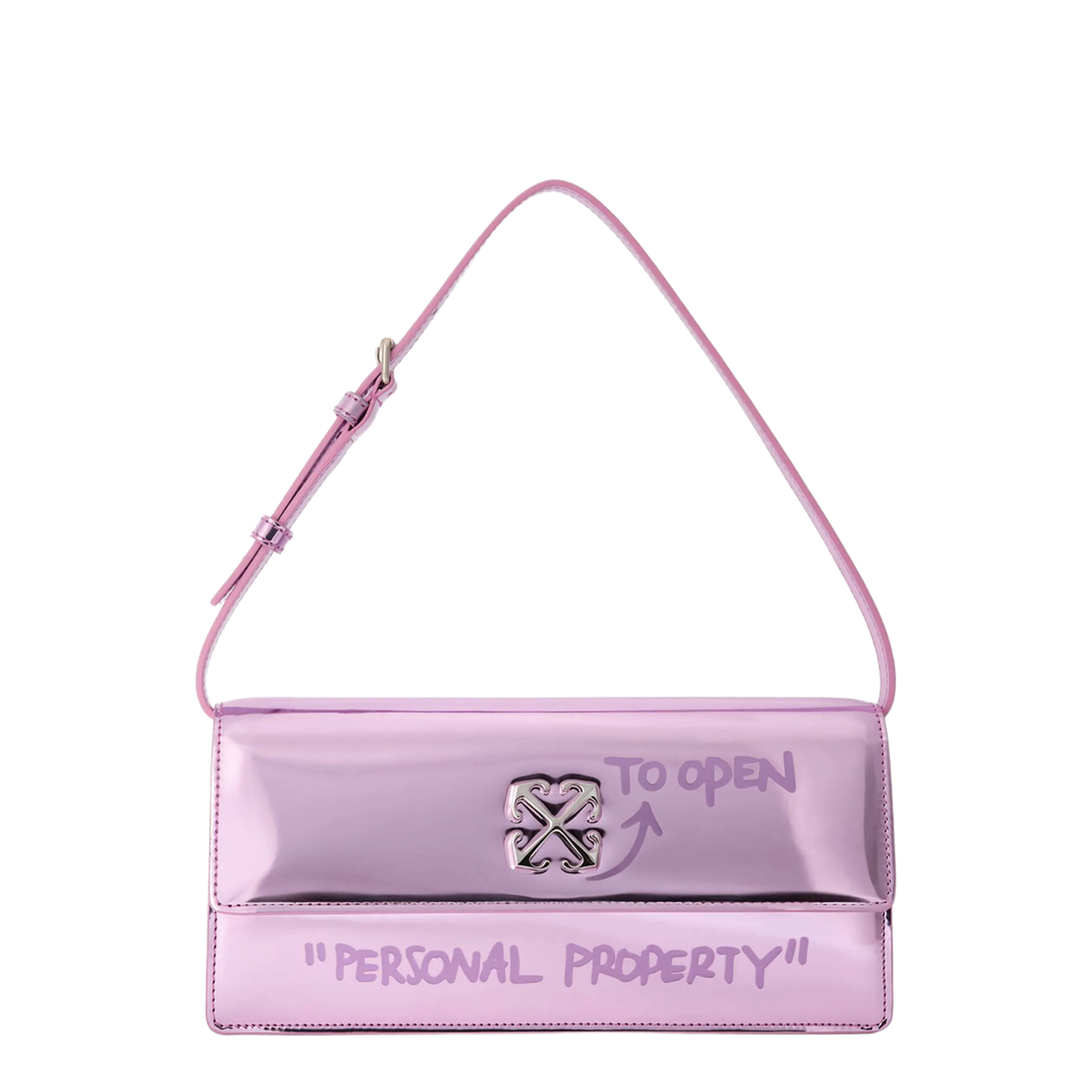 MAYFEYR - Off-White - Jitney 1.0 Shoulder Bag - Fuchsia - OWNN172F25FAB0023232