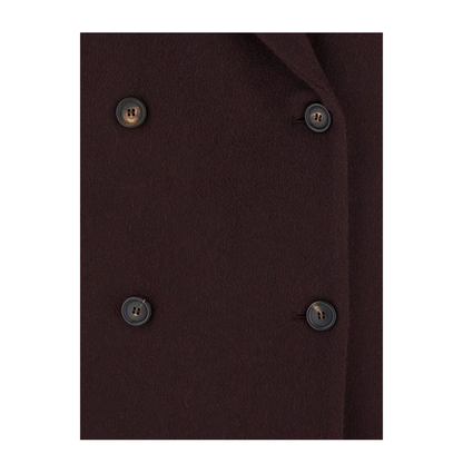 Handcrafted Coat in Burgundy