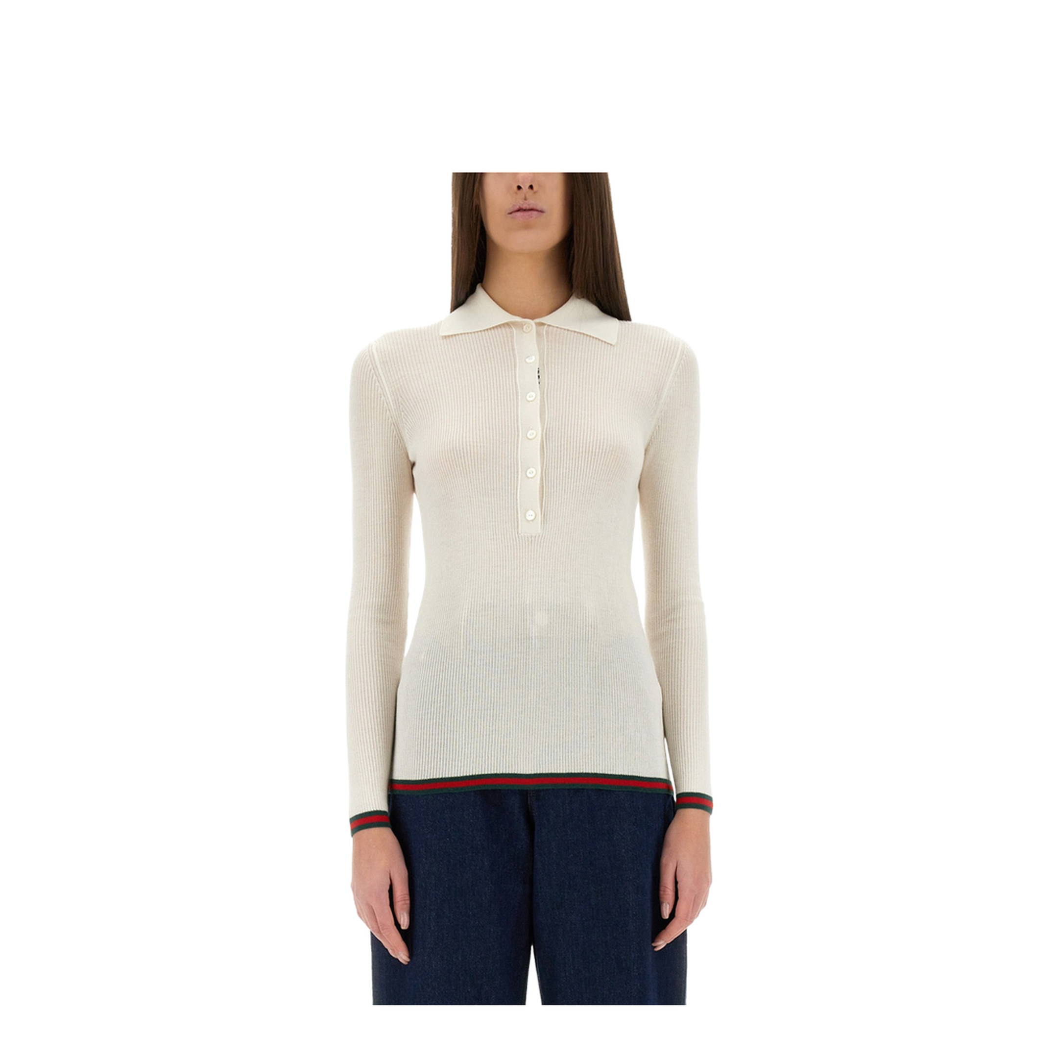 Cashmere and Silk Polo Shirt