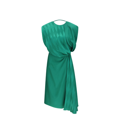 MAYFEYR - Versace - Midi Silk Dress With Twist Detail - 10251301A18234