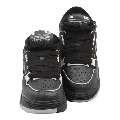 Leather Mesh Sneakers