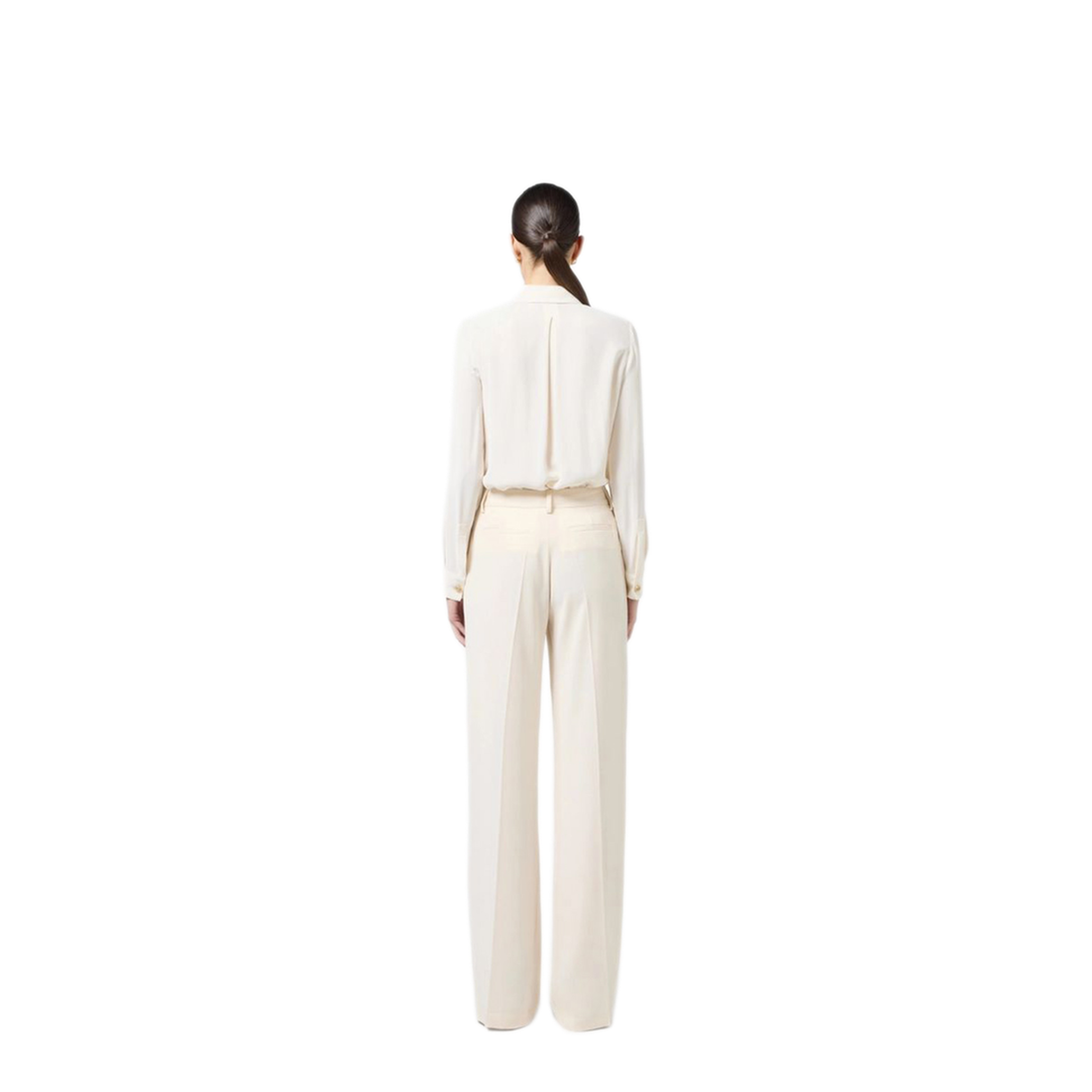 MAYFEYR - Elisabetta Franchi - Trousers Beige - PA07251E2193