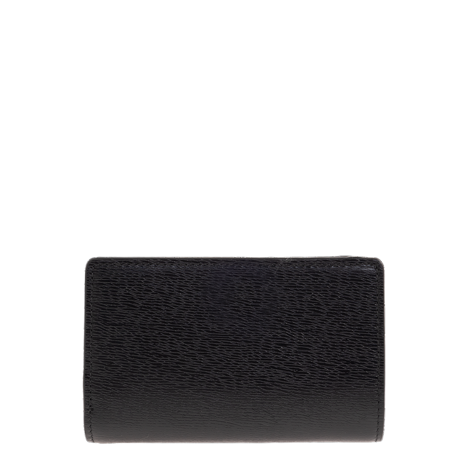 Card Case Wallet in Black Leather