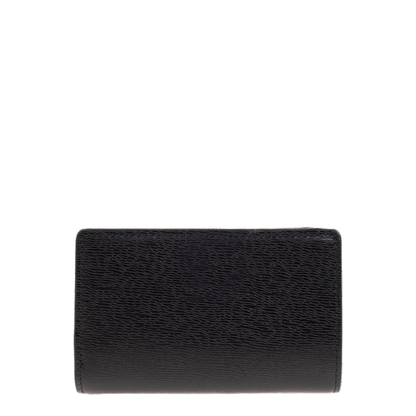 Card Case Wallet in Black Leather