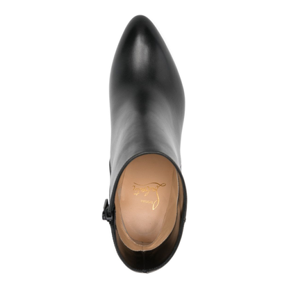 Fannylove Booty - 120 mm Low Boots - Calf Leather - Black