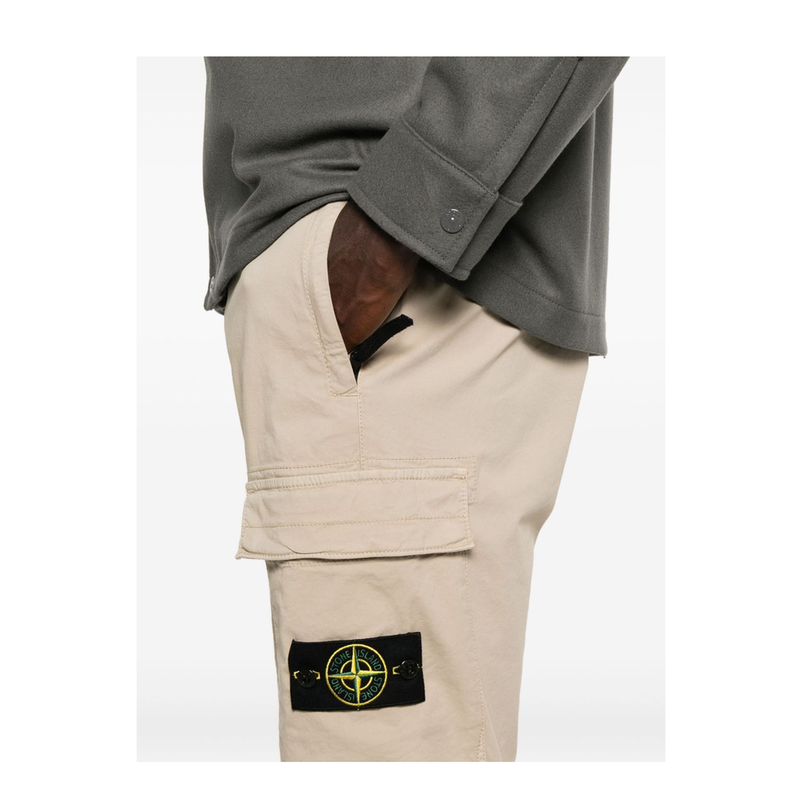 Cargo Pants in Stretch Supima Cotton Twill