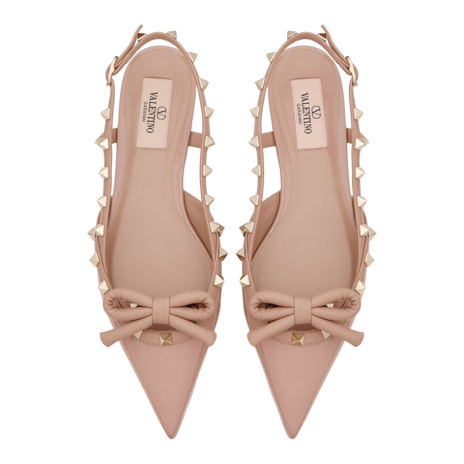 Slingback Rockstud Ballet Flat