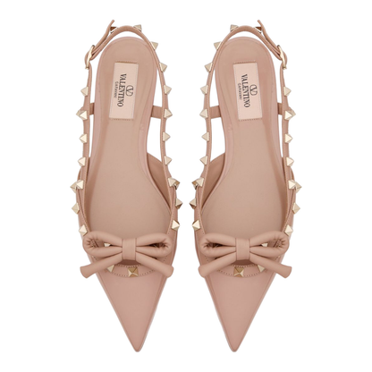 Slingback Rockstud Ballet Flat