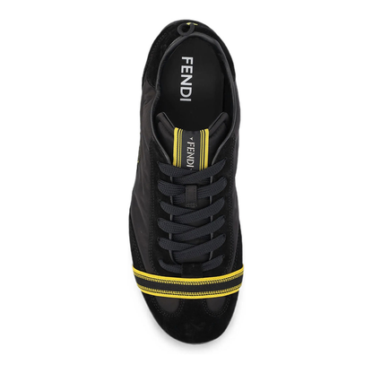 MAYFEYR - Fendi - Wrap Low-Top Sneakers In Suede And Fabric - 7E1968AY0T