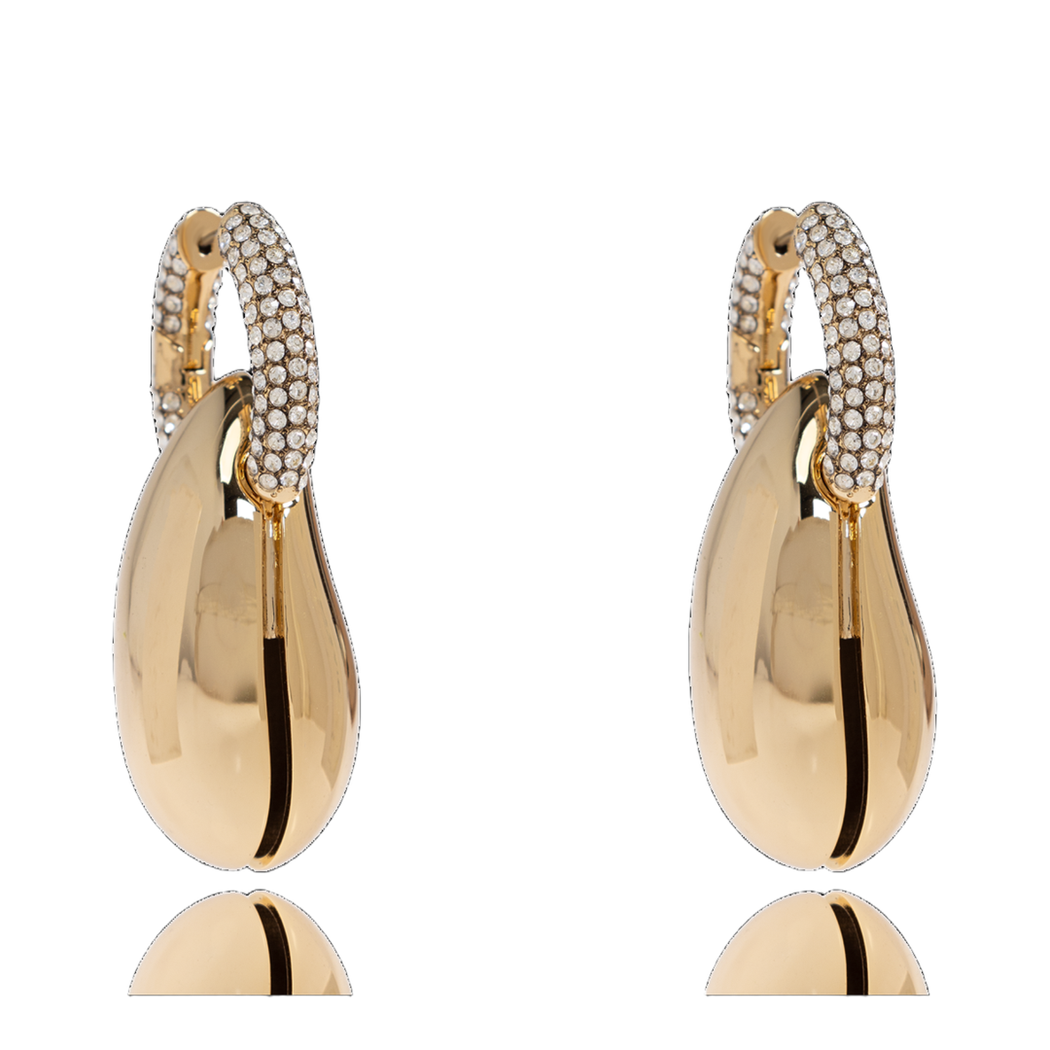 Earrings with Sparkling Crystals