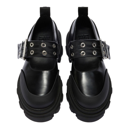 MAYFEYR - Ganni - Ballerina With Logo Buckle - B1030061099