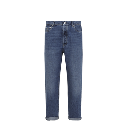 MAYFEYR - Brunello Cucinelli - Straight-Leg Turn-Up Jeans - M241PO2090