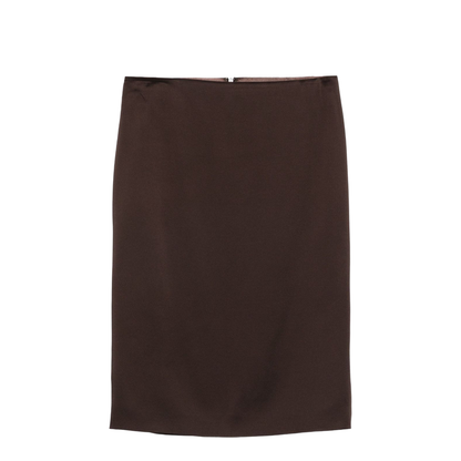 Satin Midi Skirt