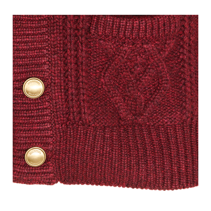 Cable Knit Cashmere Cardigan