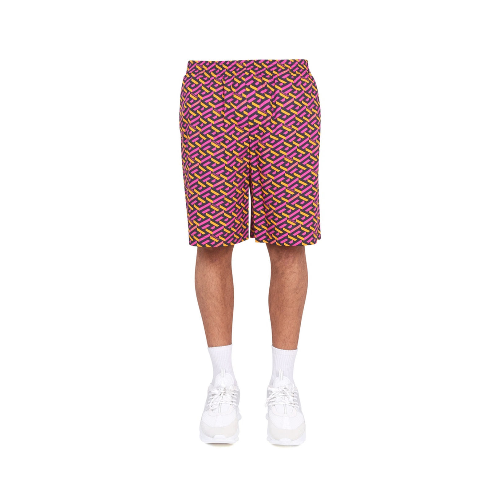 Bermuda with Logo Print