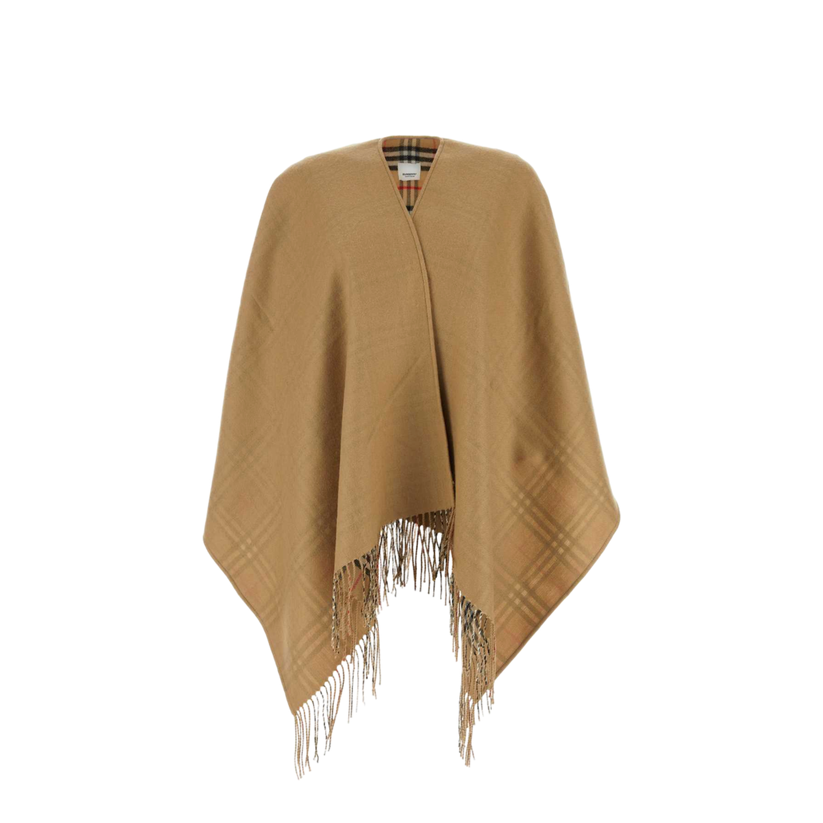 Wool Reversible Cape
