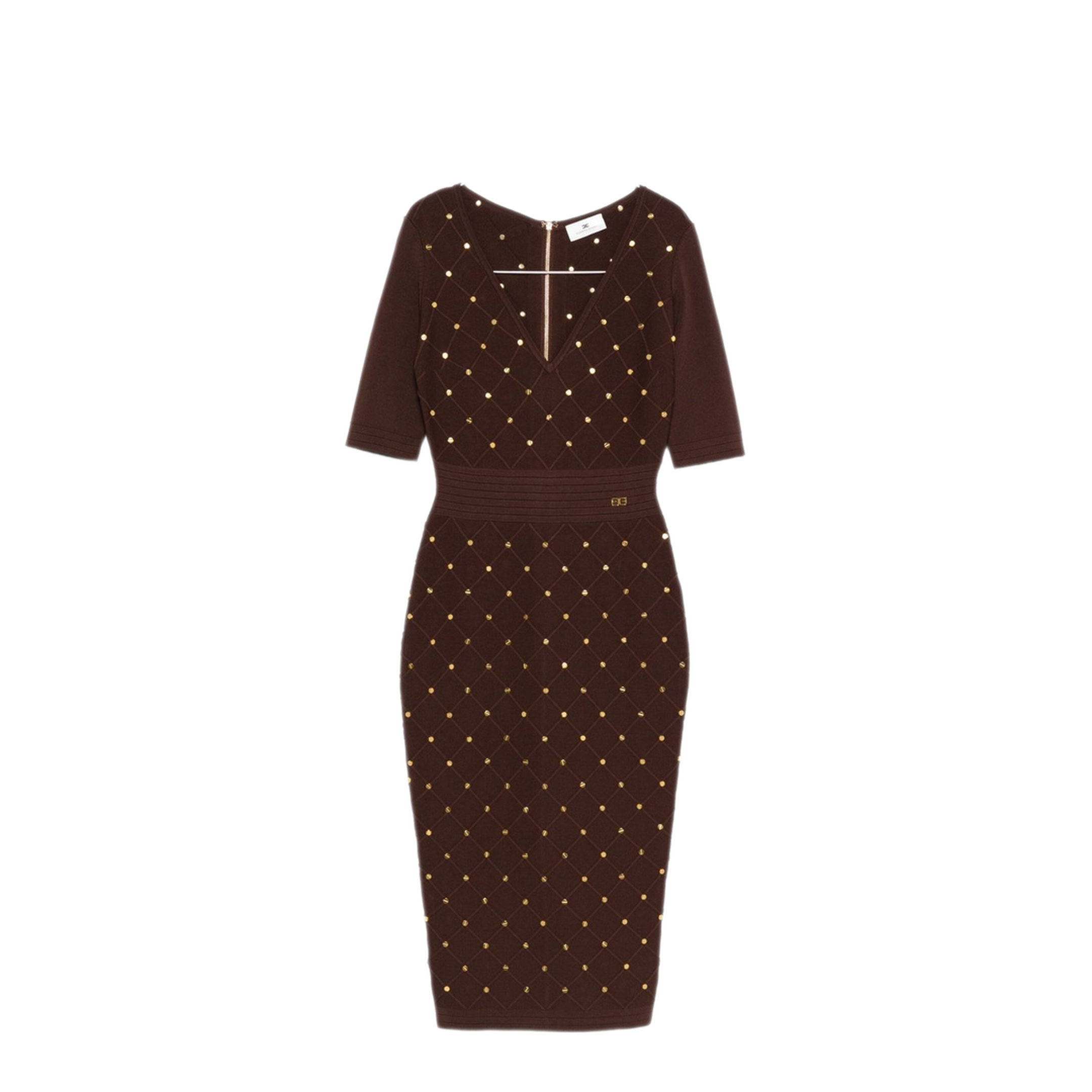 MAYFEYR - Elisabetta Franchi - Dresses Bordeaux - AM26S57E2EA3