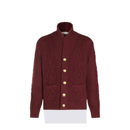 Cable Knit Cashmere Cardigan