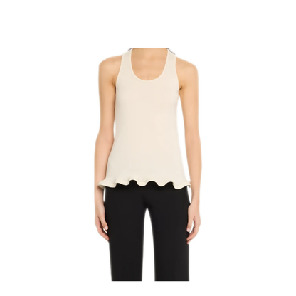 MAYFEYR - Stella Mccartney - Frilled Hem Rib Tank - 6J04553SQA519200