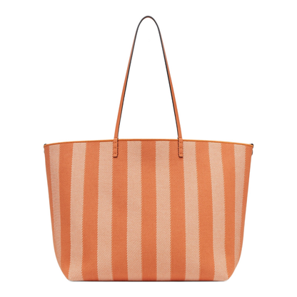 Roll Large Canvas Shopper Bags - Orange
