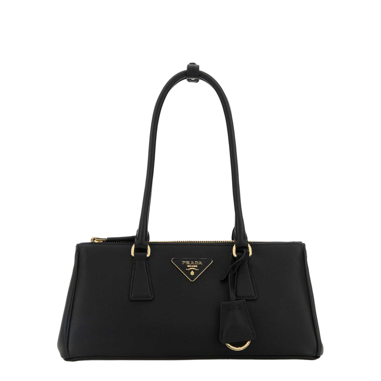 Black Leather Shoulder Bag