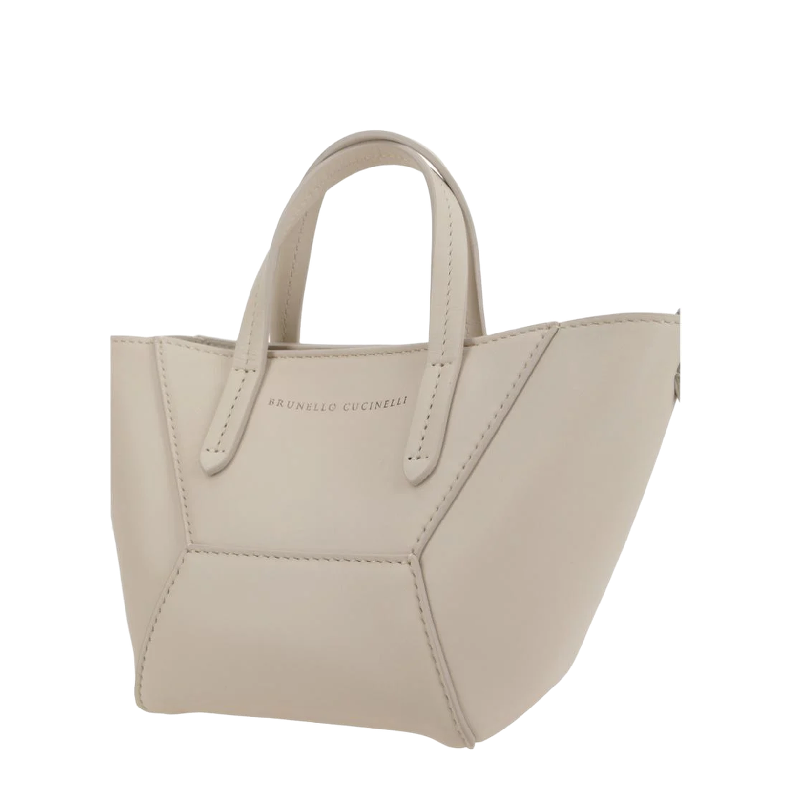 Duo Mini Tote Bag in Smooth Leather