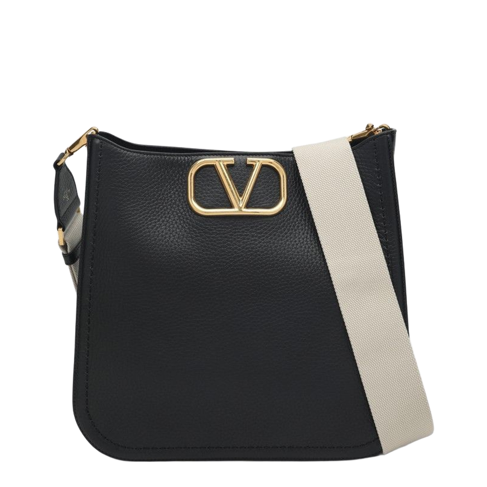 Black Leather Alltime Shoulder Bag