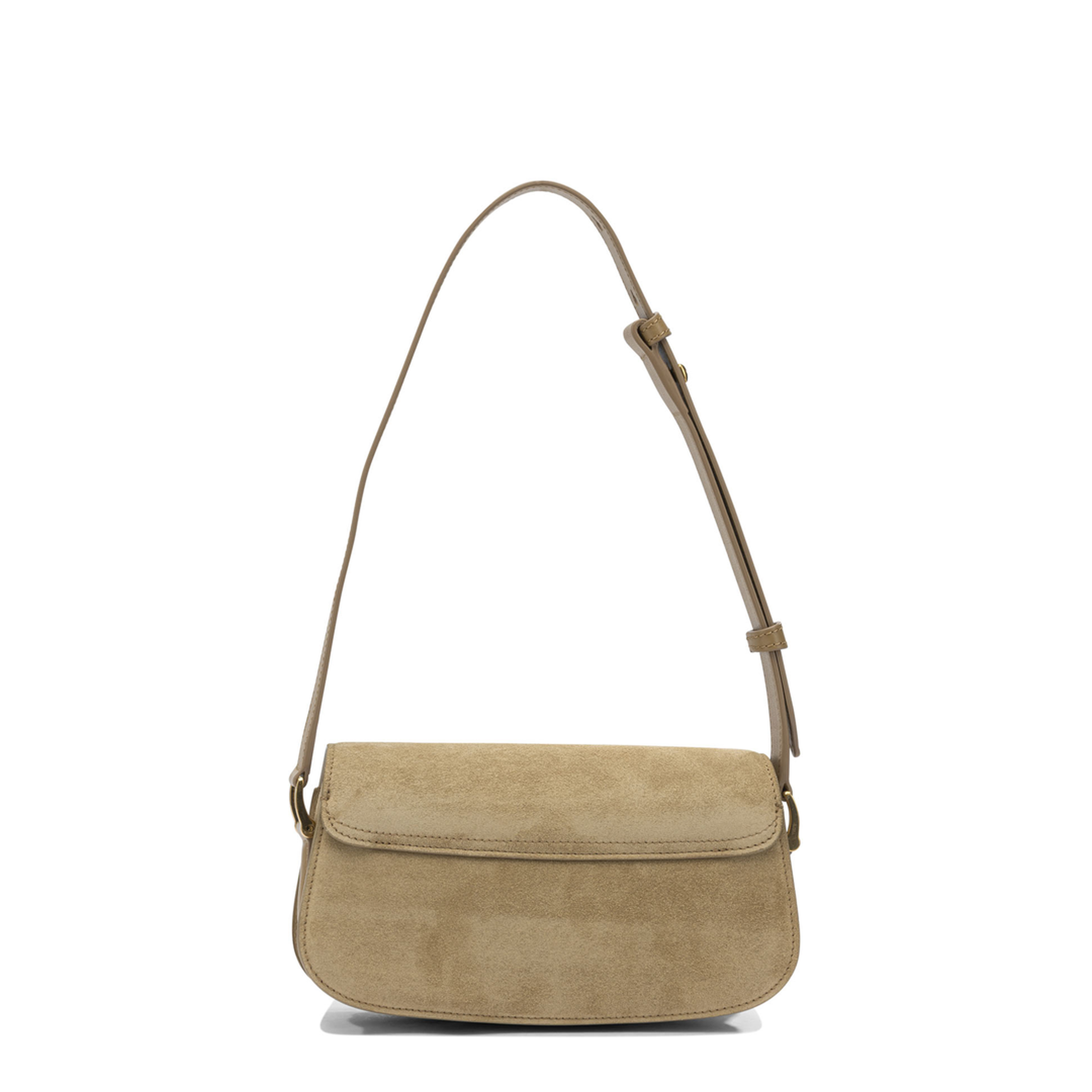 Honey Yellow Cow Leather Shoulder Bag