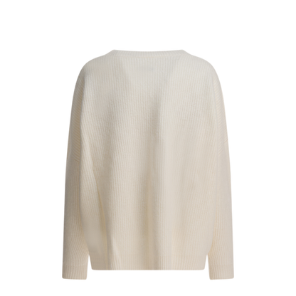MAYFEYR - Max&Moi - Cashmere Blend Crewneck Sweater - H25POEMAWHITE