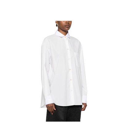 Oversized Shirt in Cotton Poplin