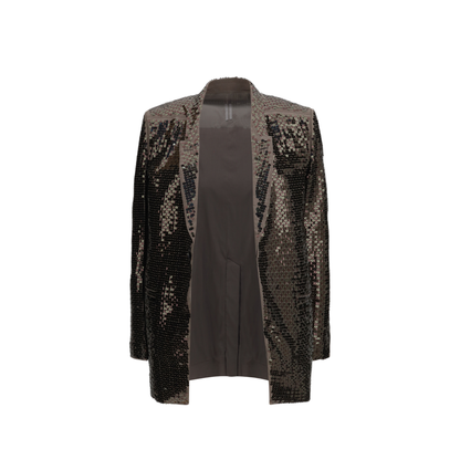 MAYFEYR - Rick Owens - Concordian Embroidered Single Breasted Jacket - RP01F67523494