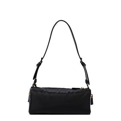 Medium Shoulder Bag In Re-Nylon And Leather